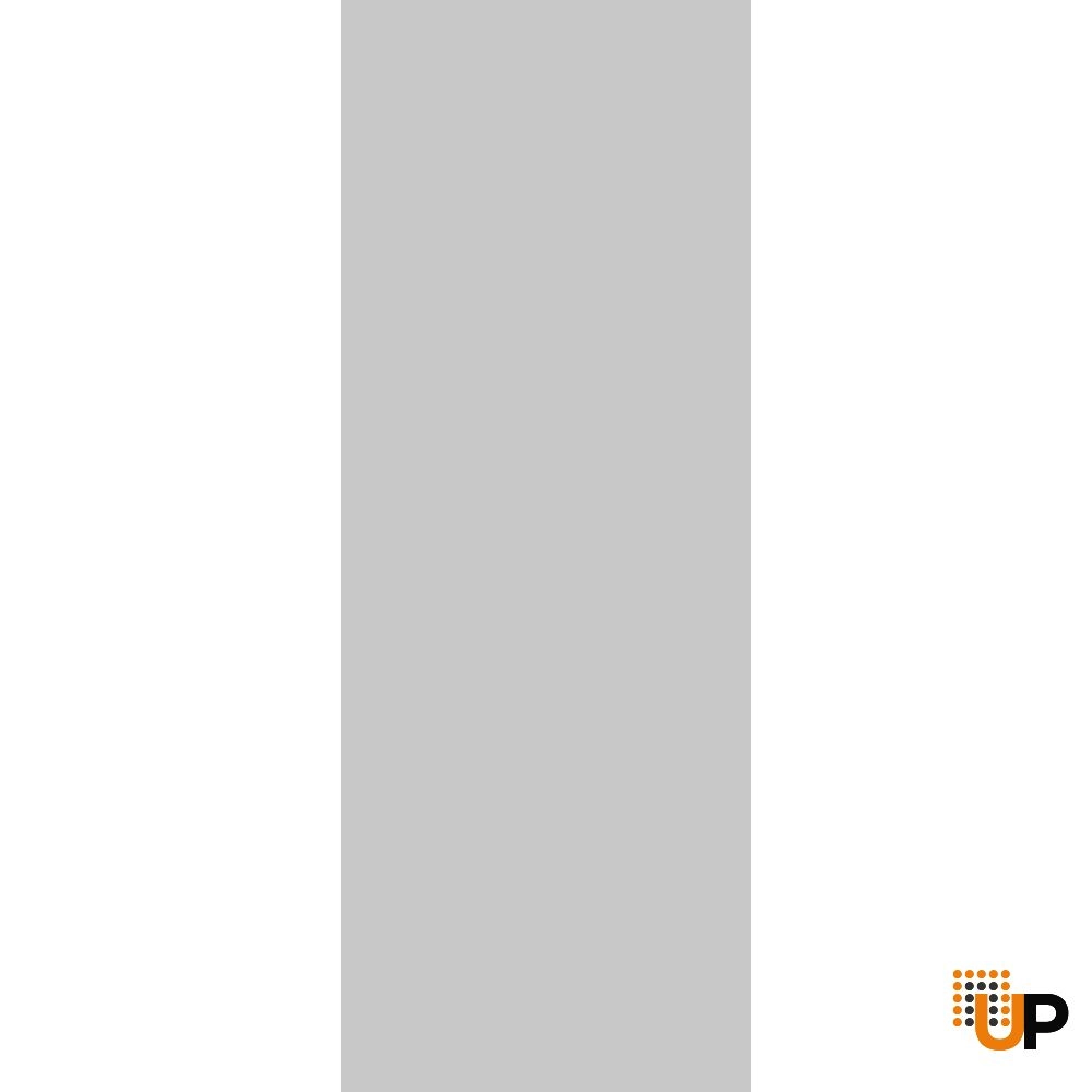 Single solid wood with honeycomb modern interior door slab | Planum 0010 Matte Grey | 18 x 80 photo#1
