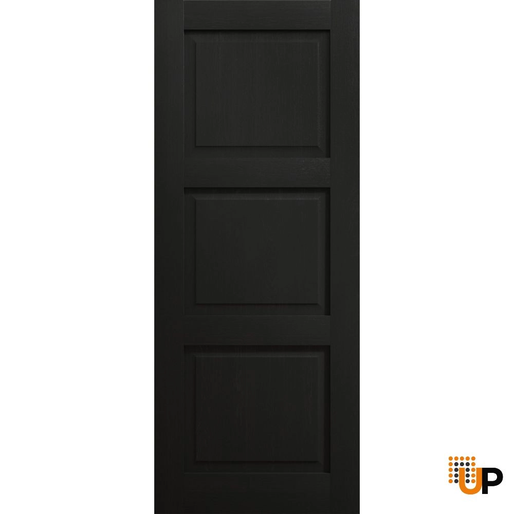 Single solid core interior door slab | Ego 5010 EGO Painted Black Oak | 18 x 80 photo#1