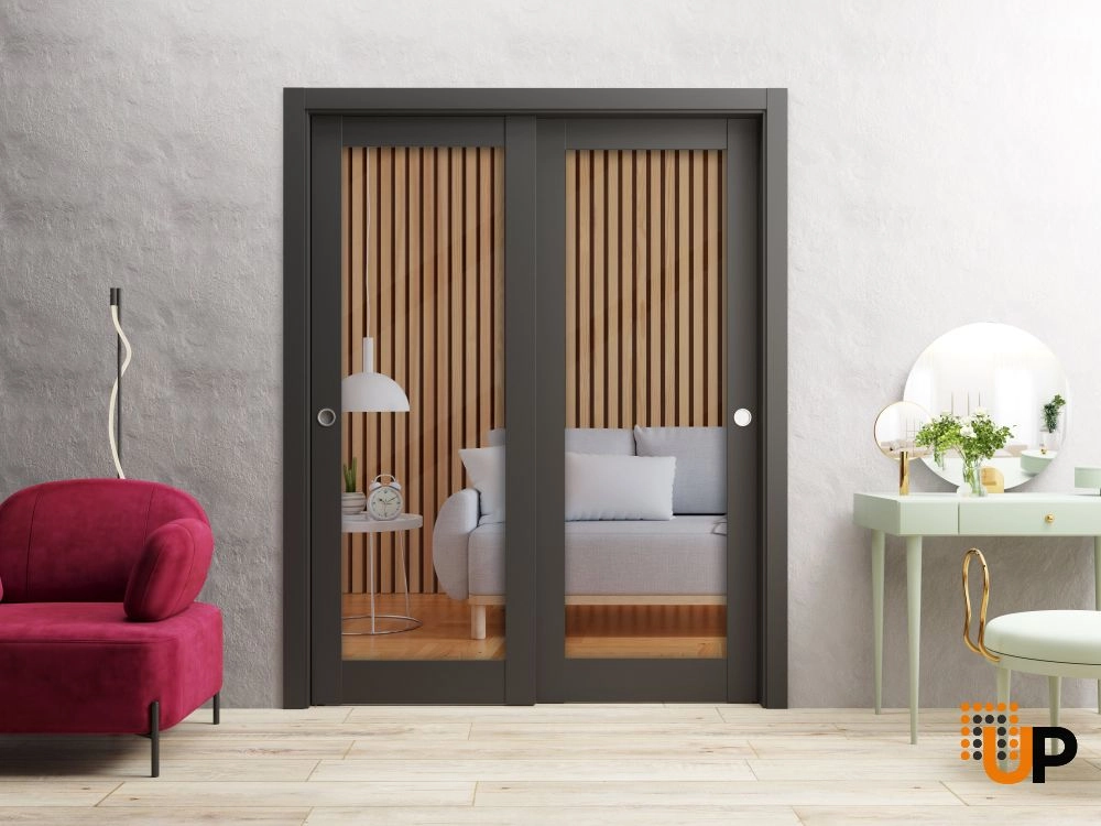 Lucia 2166 interior door slab 18x80 black Photo #5