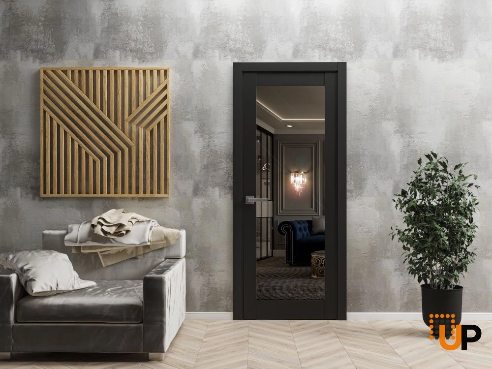 Lucia 2166 interior door slab 18x80 black Photo #6