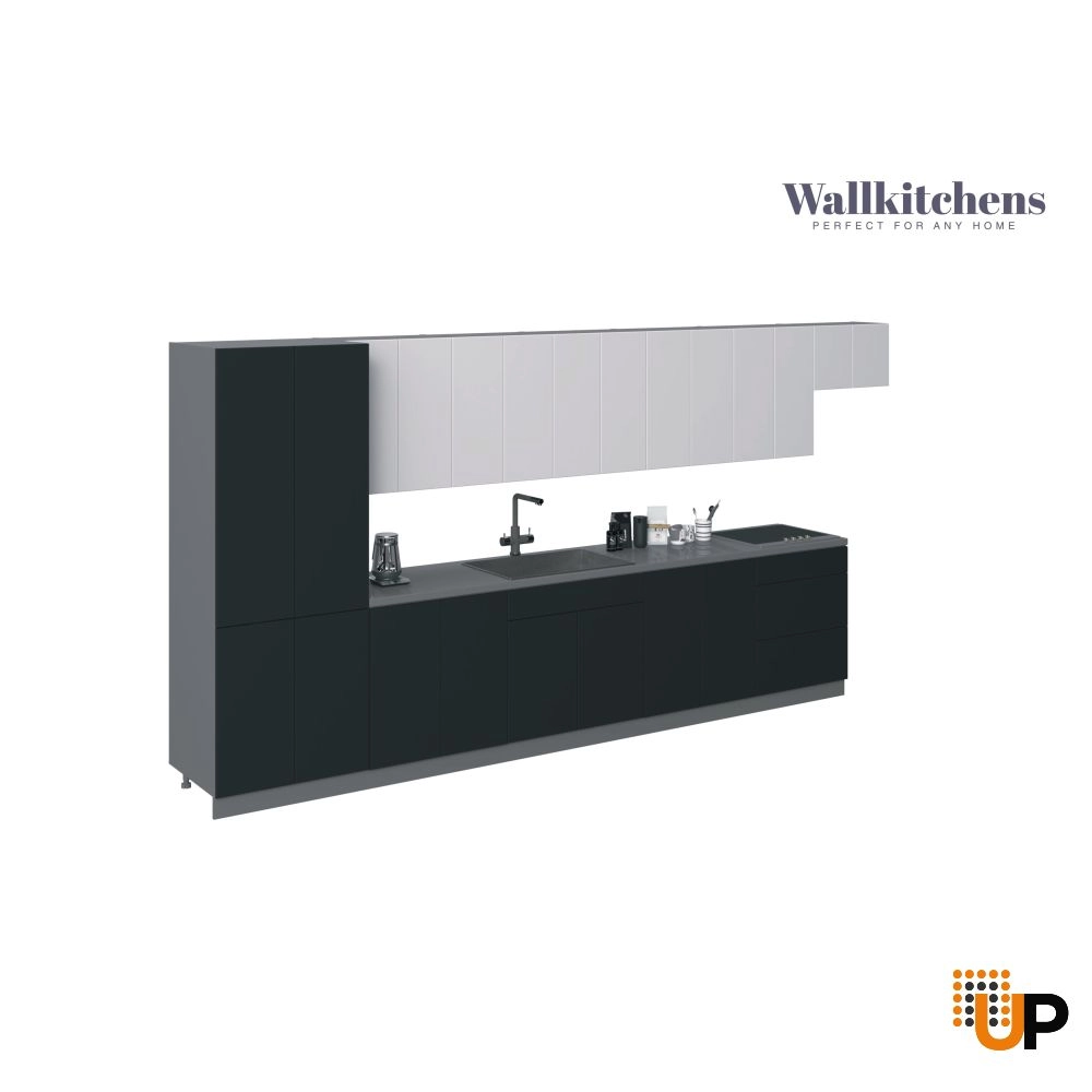 Kitchen Imperial Collection Black & White Gloss Color Base Size 15Ft Wide photo#1