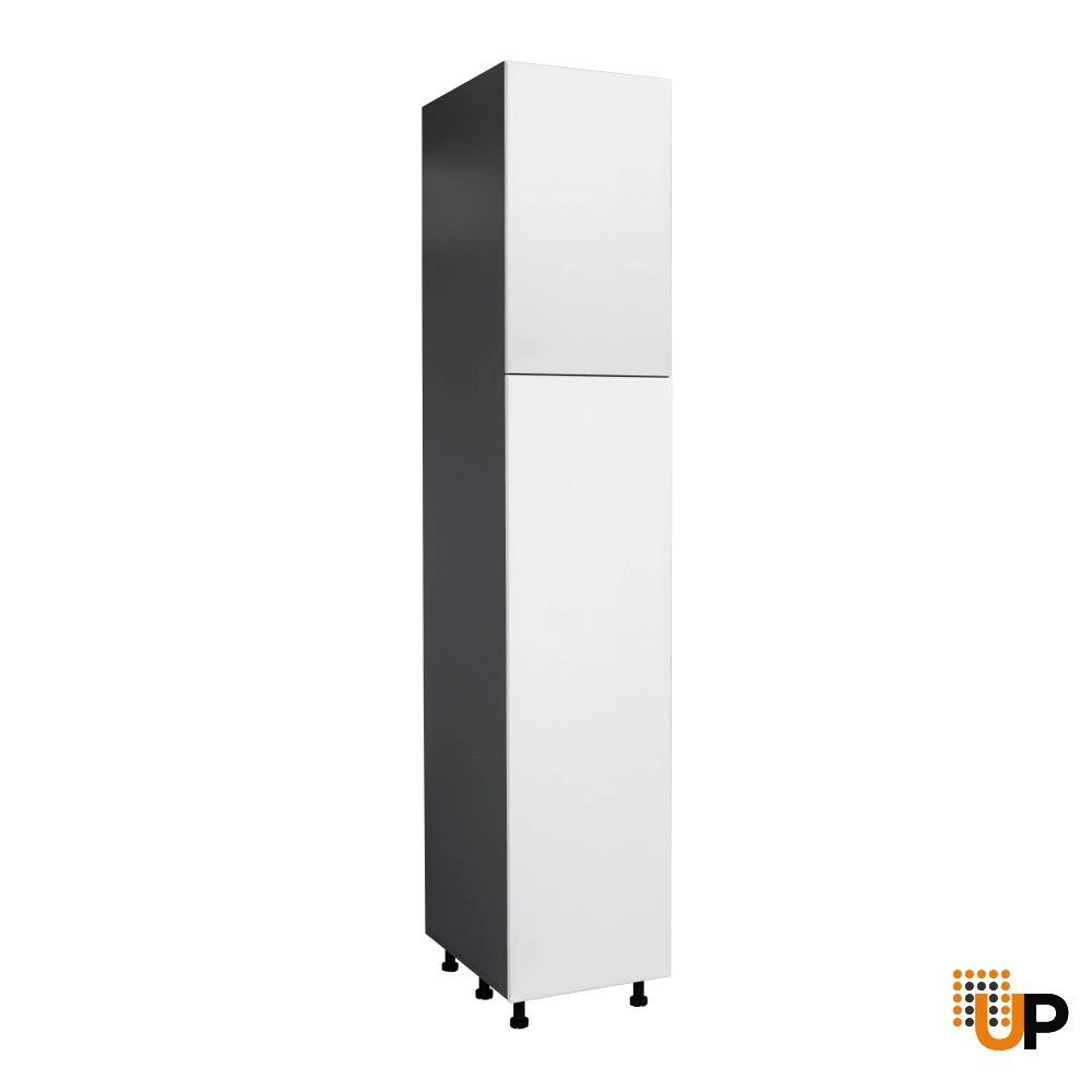 18" x 90" Utility Cabinet-Double Door-with White Gloss door photo#1