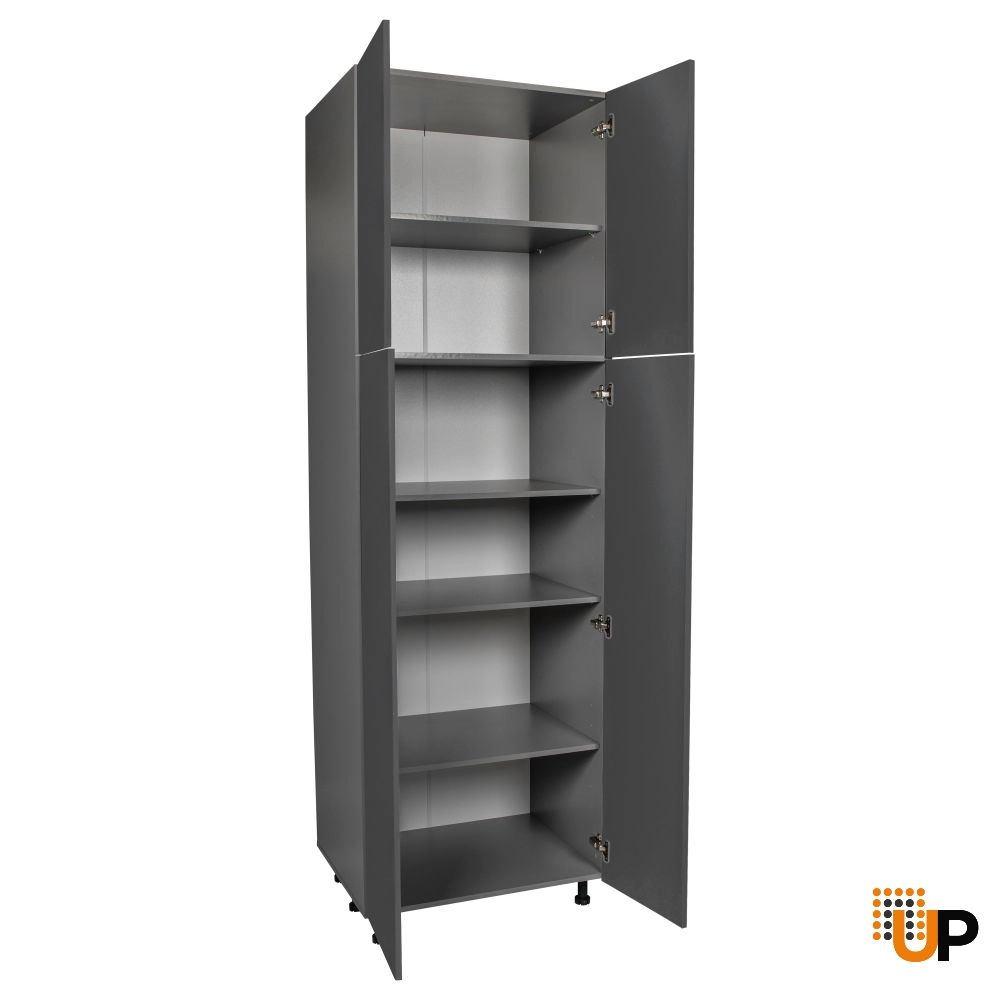 36" x 96" Utility Cabinet-Four Door-with Grey Gloss door photo#2