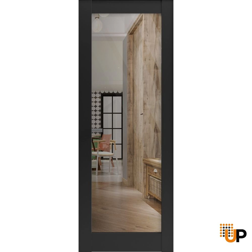 Lucia 2166 interior door slab 18x80 black Photo #2