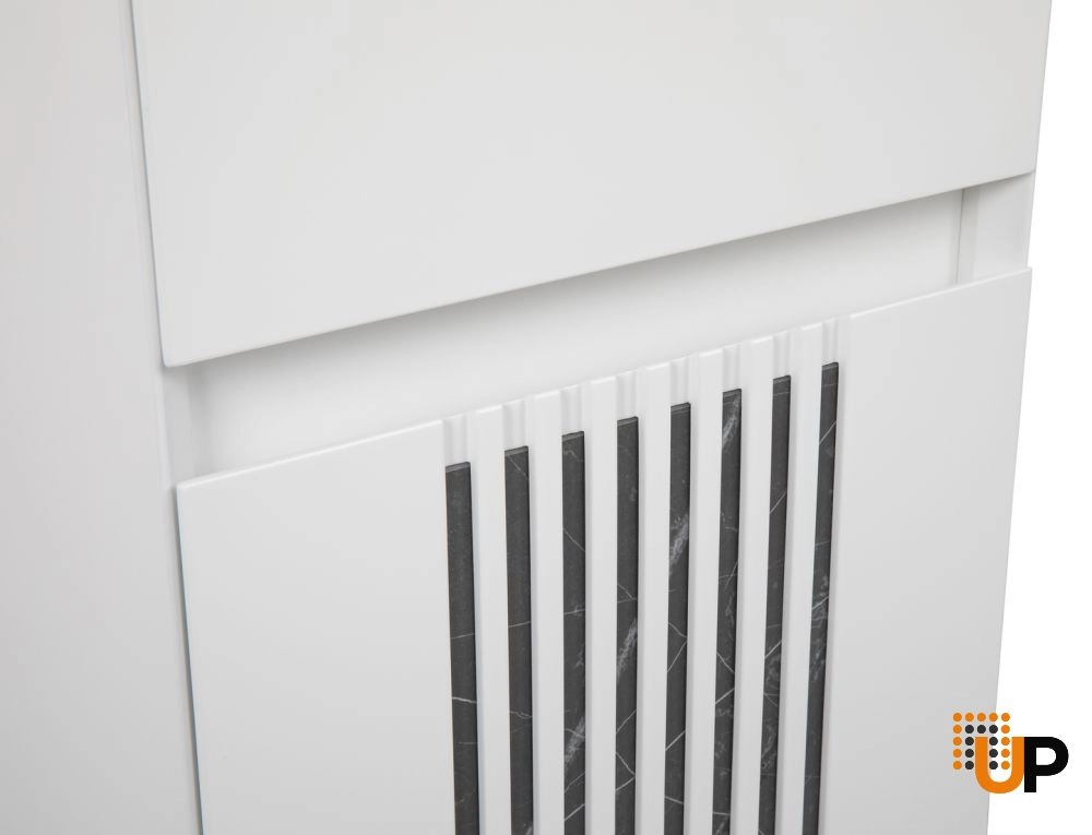 Side Vanity Cabinet MANHATTAN Collection White Color 14" photo#3