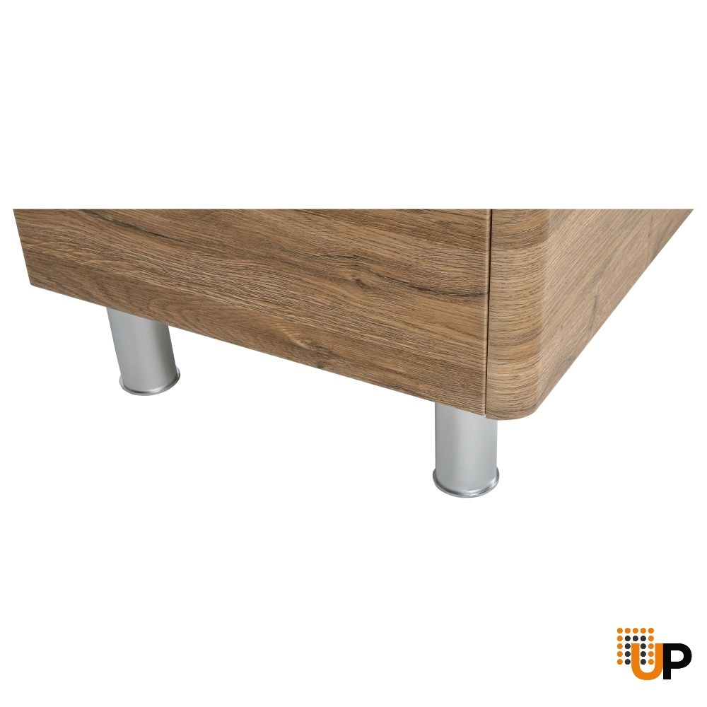 Modern Free Standing Bathroom Vanity with Washbasin | Comfort Teak Natural Collection | Non-Toxic Fire-Resistant MDF-28" photo#6
