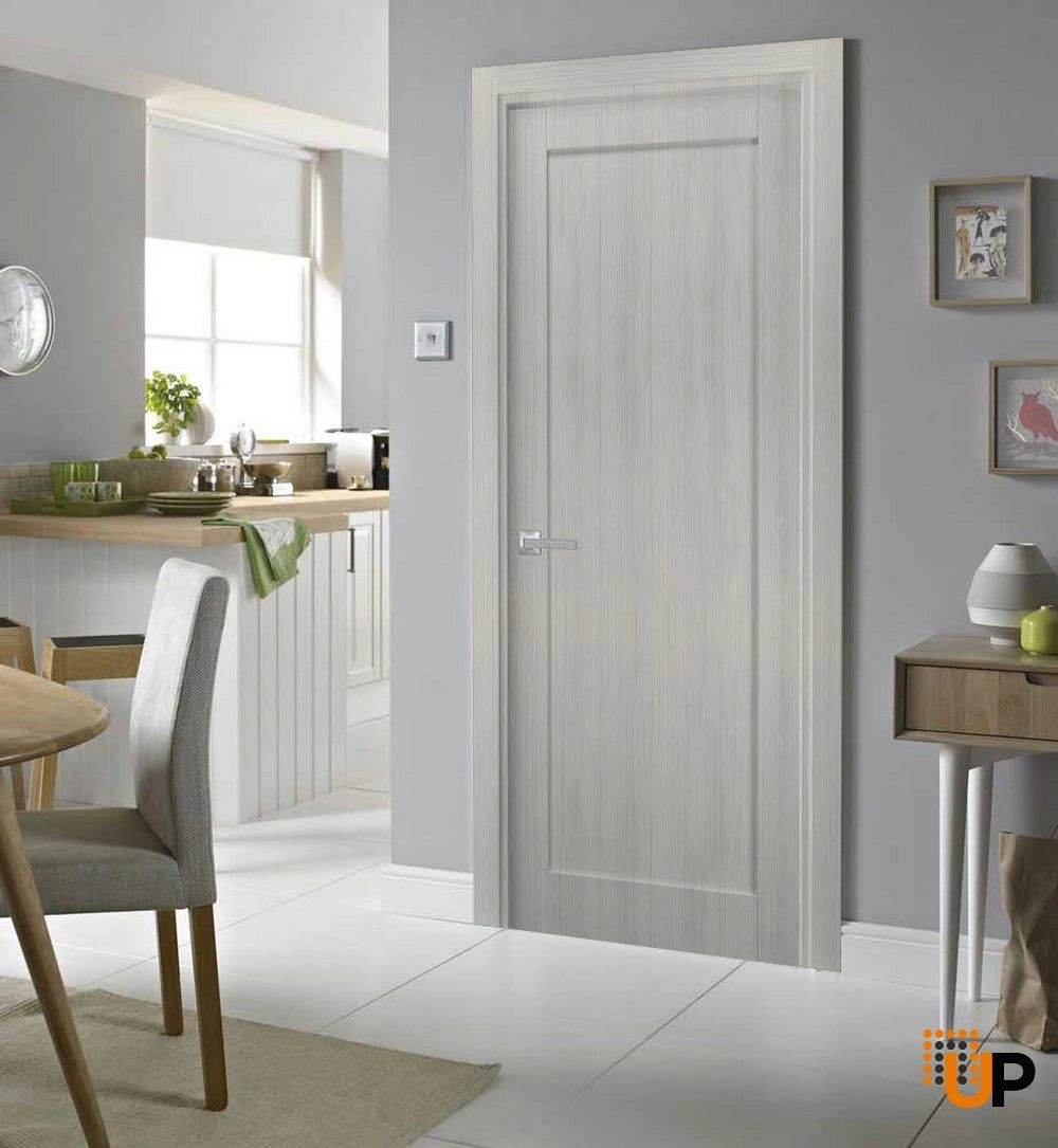 Single mdf shaker interior swing door | Quadro 4111 Ginger Ash | 18 x 80 photo#2