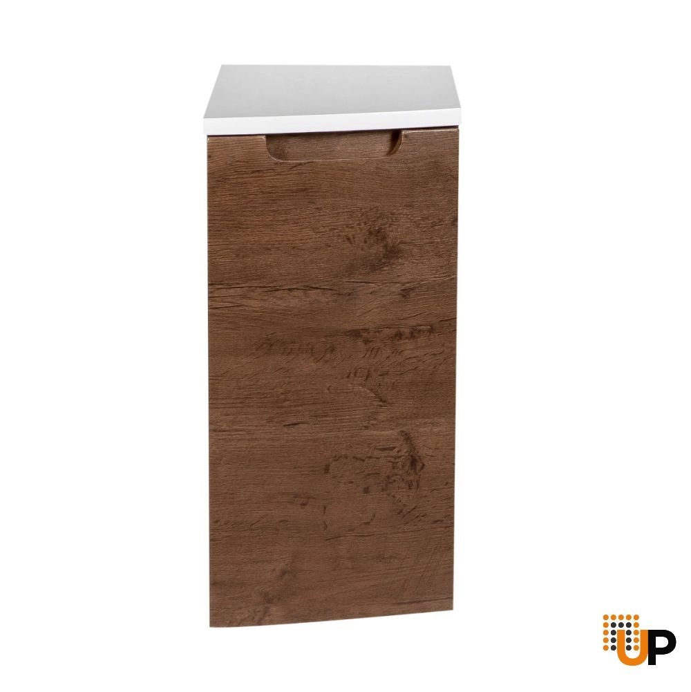Side Vanity Cabinet Delux Collection Rosewood Color 12" - Left photo#4