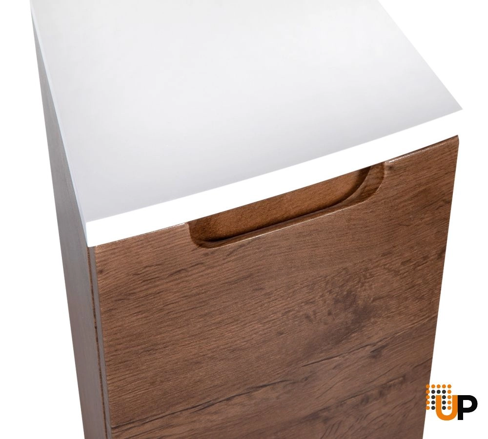 Side Vanity Cabinet Delux Collection Rosewood Color 12" - Left photo#5