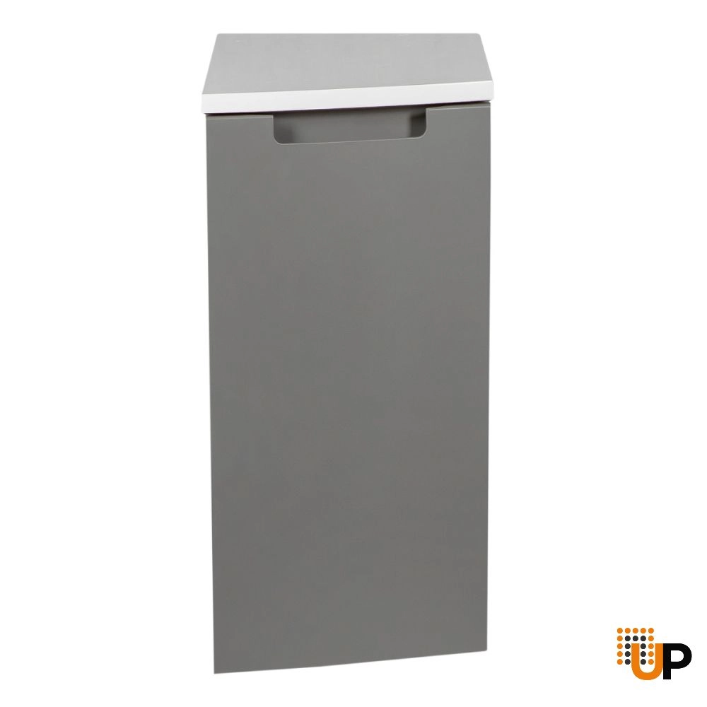 Side&nbsp;Vanity&nbsp;Cabinet Delux Collection Gray Matt Color 12 Inch-Right photo#4