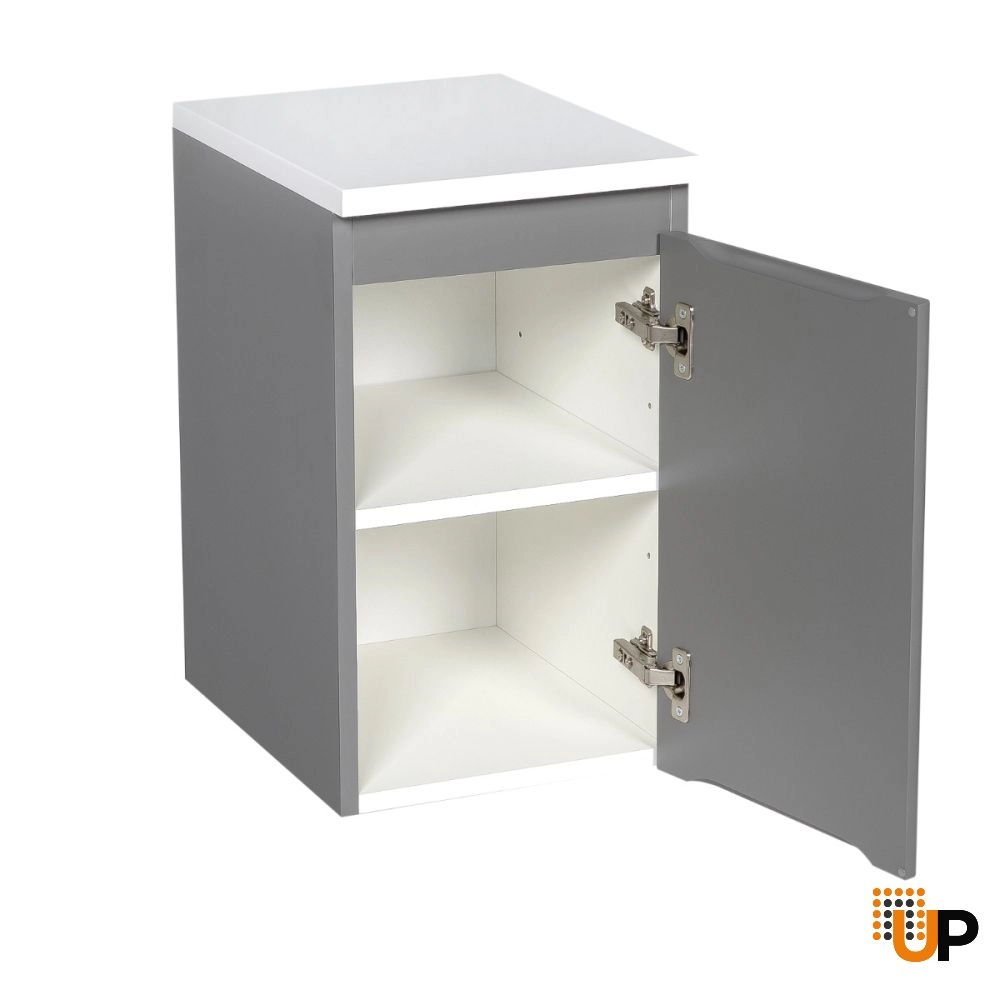 Side Vanity Cabinet COMFORT Collection Gray Matt Color 12" photo#2