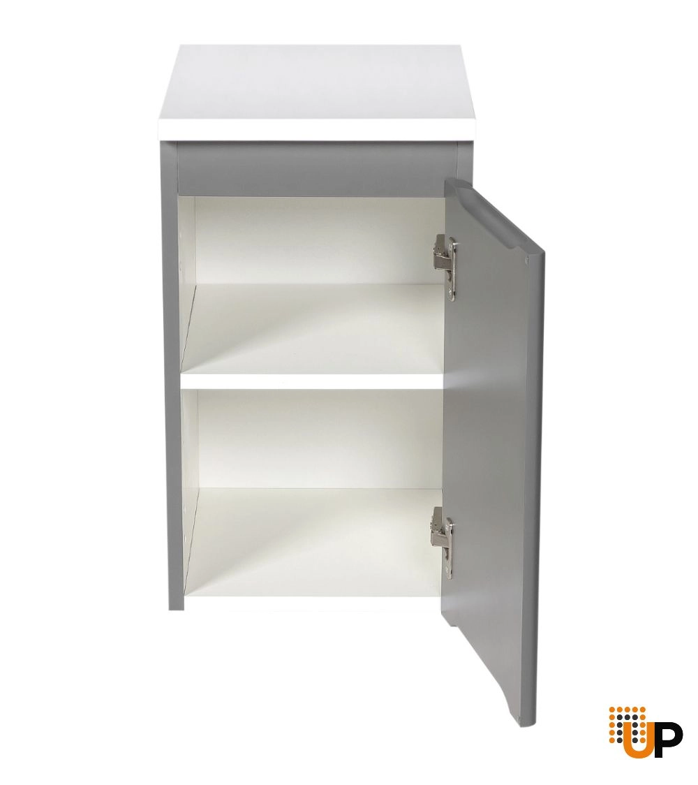 Side Vanity Cabinet COMFORT Collection Gray Matt Color 12" photo#3