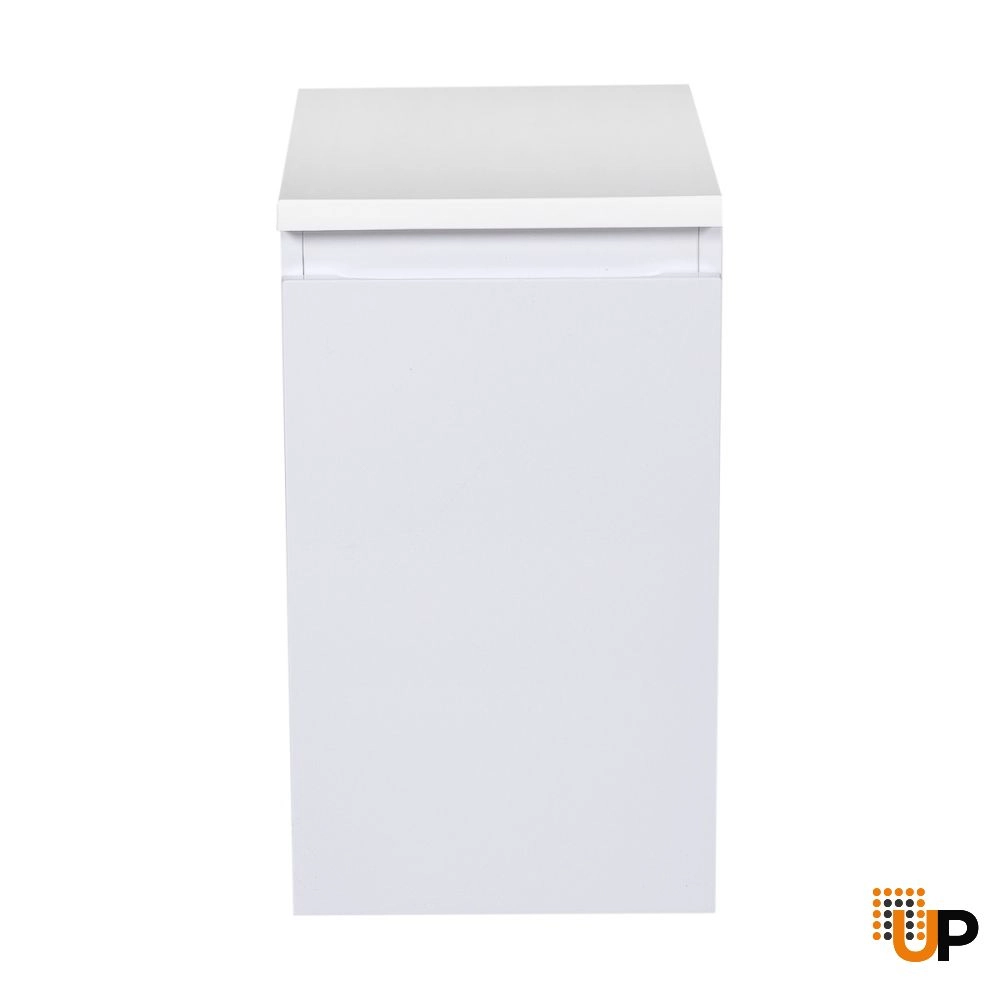 Side Vanity Cabinet COMFORT Collection White High Gloss Color 12" photo#3