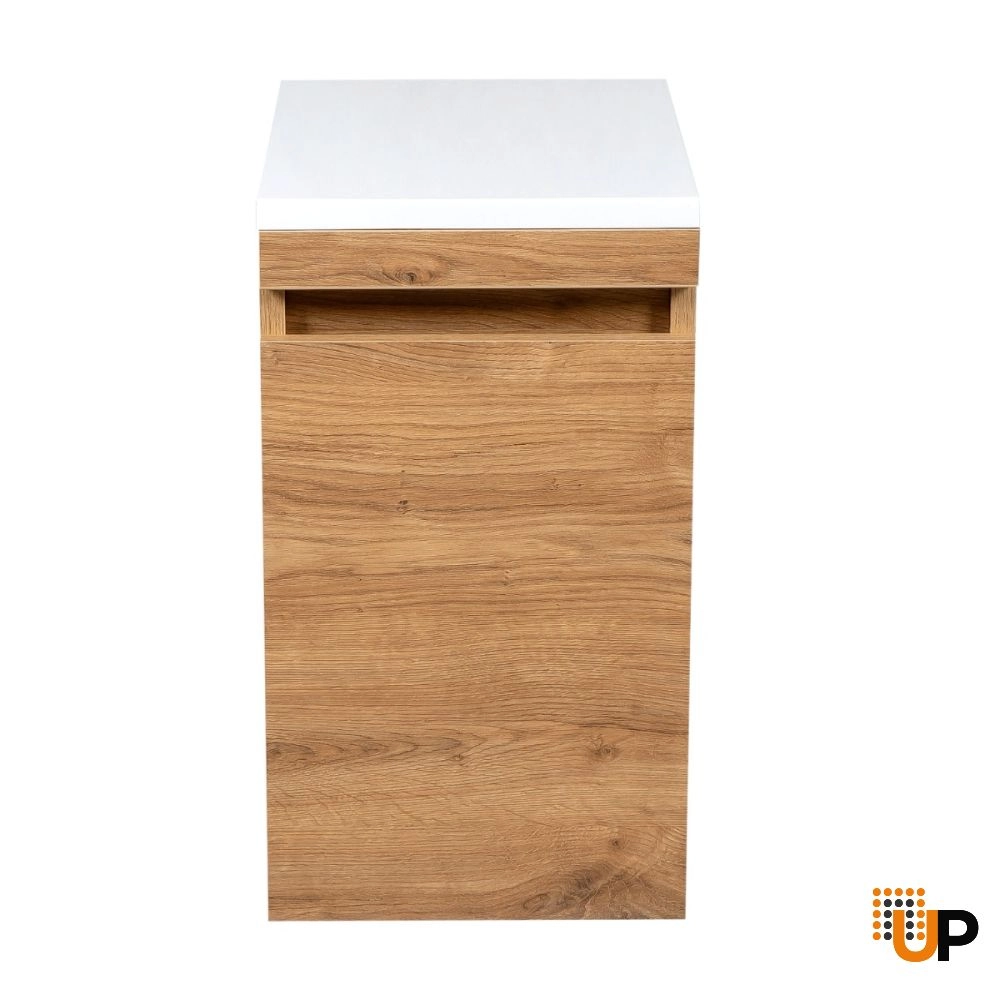 Side Vanity Cabinet NIAGARA Collection Teak Natural Color 12" photo#4