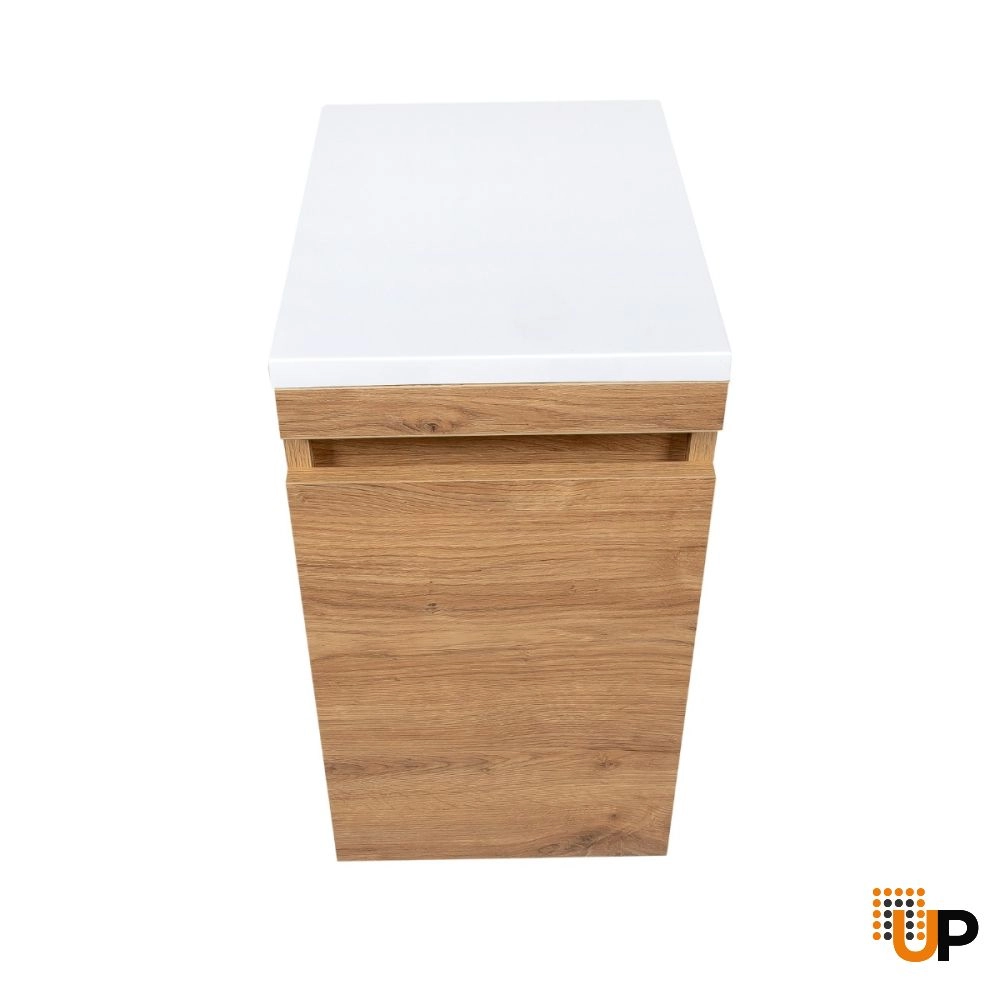 Side Vanity Cabinet NIAGARA Collection Teak Natural Color 12" photo#5