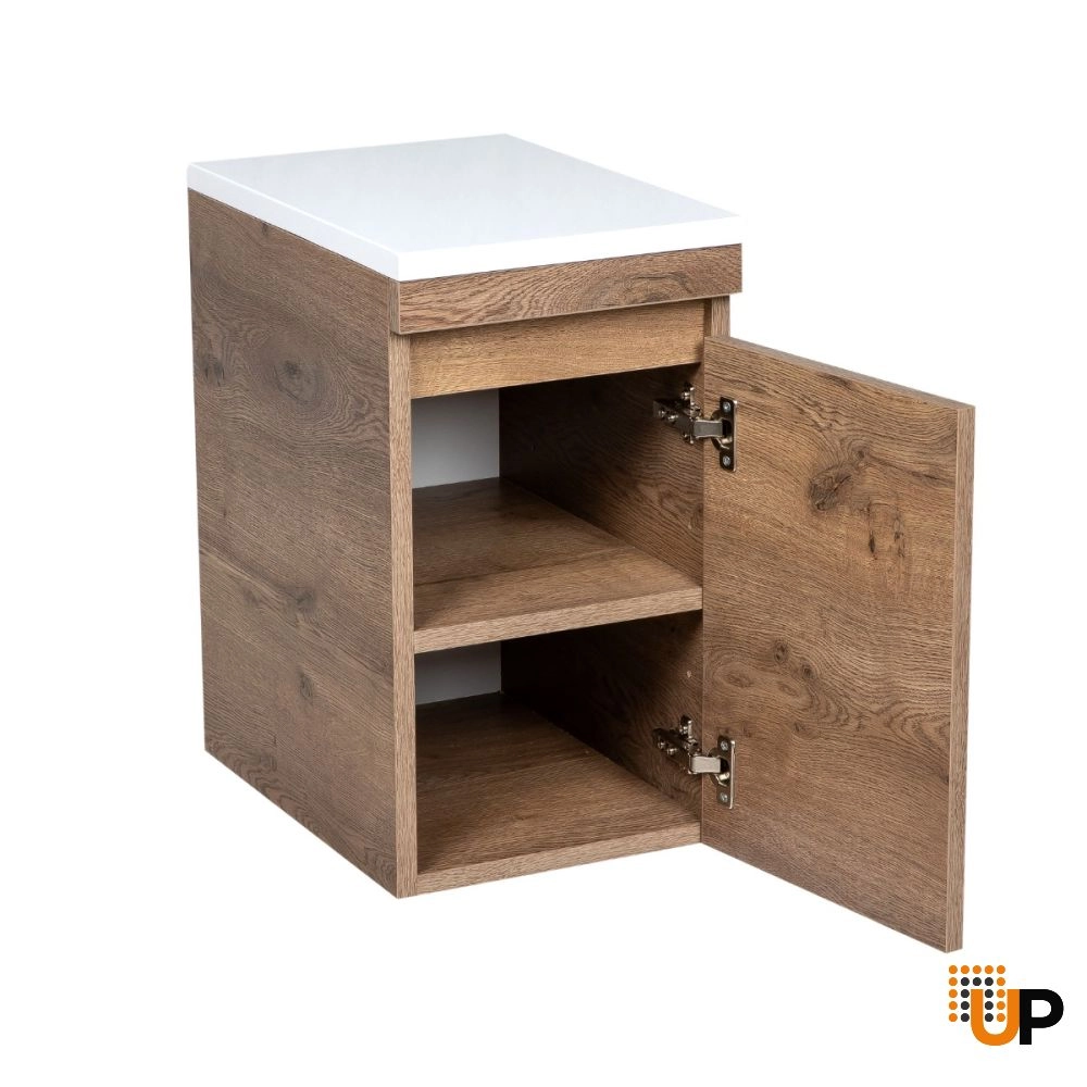 Side Vanity Cabinet NIAGARA Collection Rosewood Color 12" photo#2