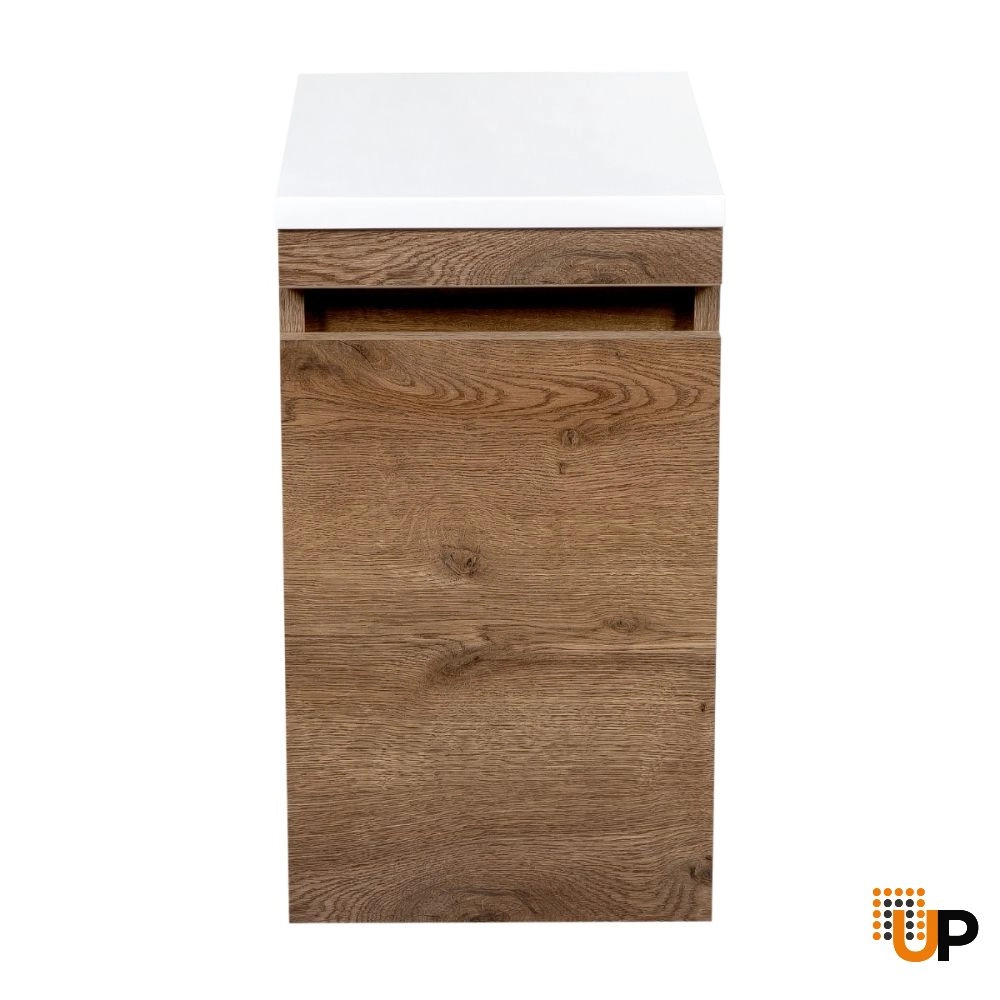 Side Vanity Cabinet NIAGARA Collection Rosewood Color 12" photo#4