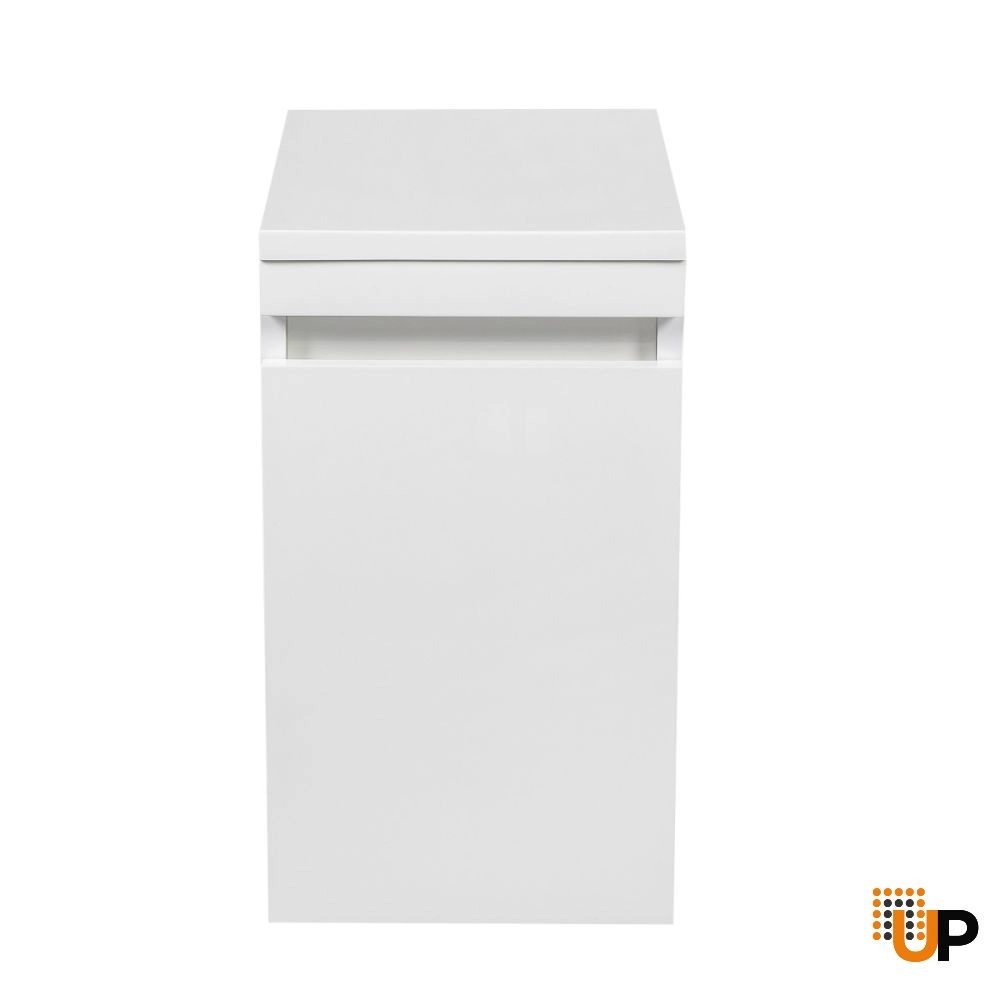 Side Vanity Cabinet NIAGARA Collection White High Gloss Color 12" photo#4