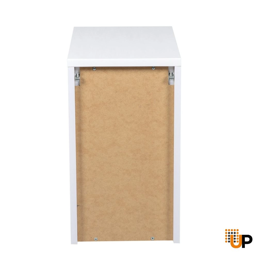 Side Vanity Cabinet NIAGARA Collection White High Gloss Color 12" photo#7