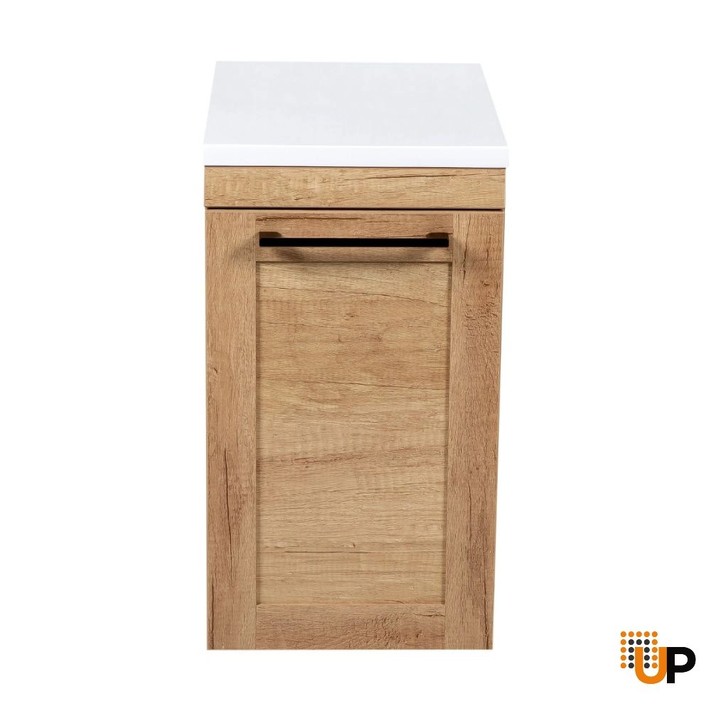 Side Vanity Cabinet Palm Beach Collection Teak Natural Color 12" photo#4