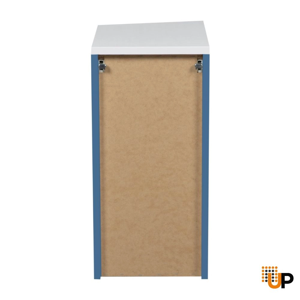 Side&nbsp;Vanity&nbsp;Cabinet Delux Collection Blue Matt Color 12" -Right photo#5