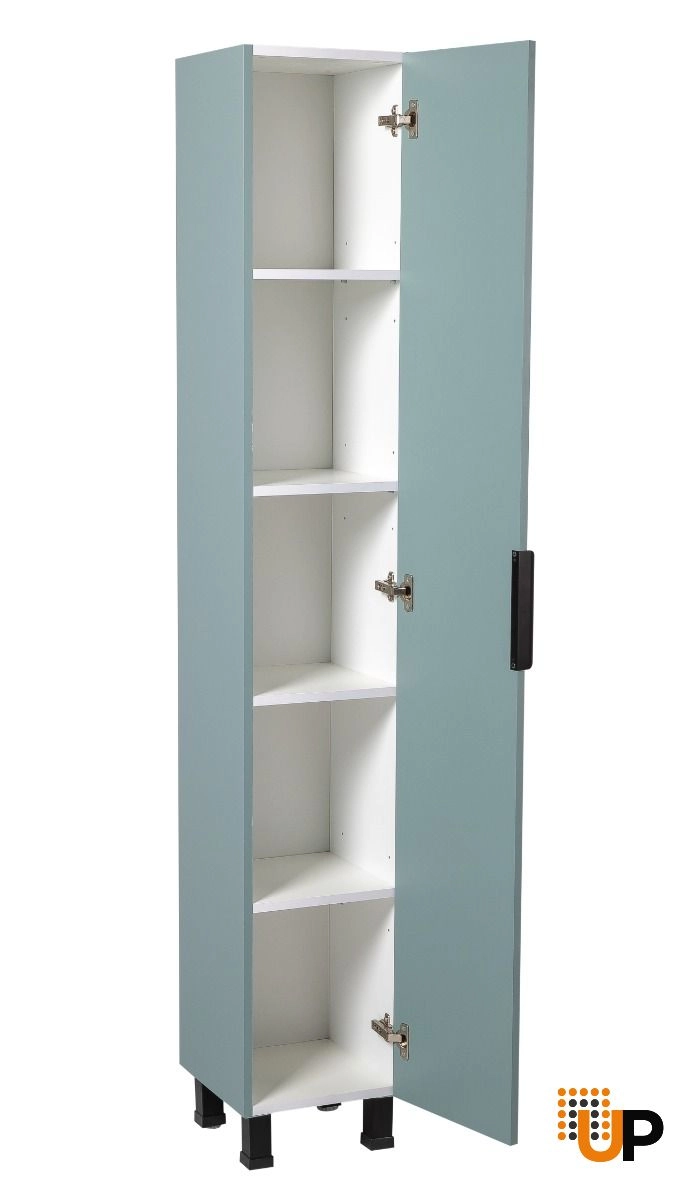 Side Vanity Cabinet Trevi Collection Light Green Color 12" photo#2