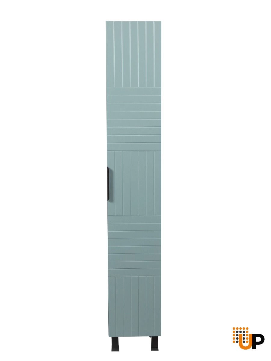 Side Vanity Cabinet Trevi Collection Light Green Color 12" photo#3