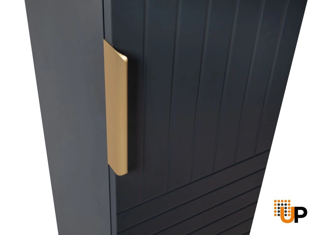 Side Vanity Cabinet Trevi Collection  Anthracite Color 12" photo#3