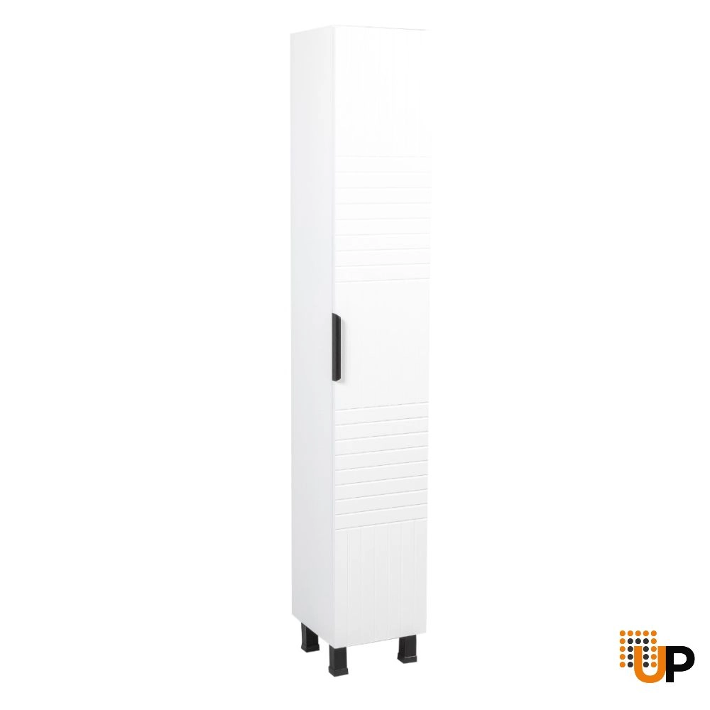 Side Vanity Cabinet Trevi Collection White Matte Color 12" photo#1