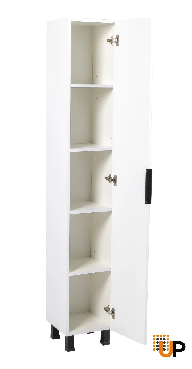 Side Vanity Cabinet Trevi Collection White Matte Color 12" photo#2