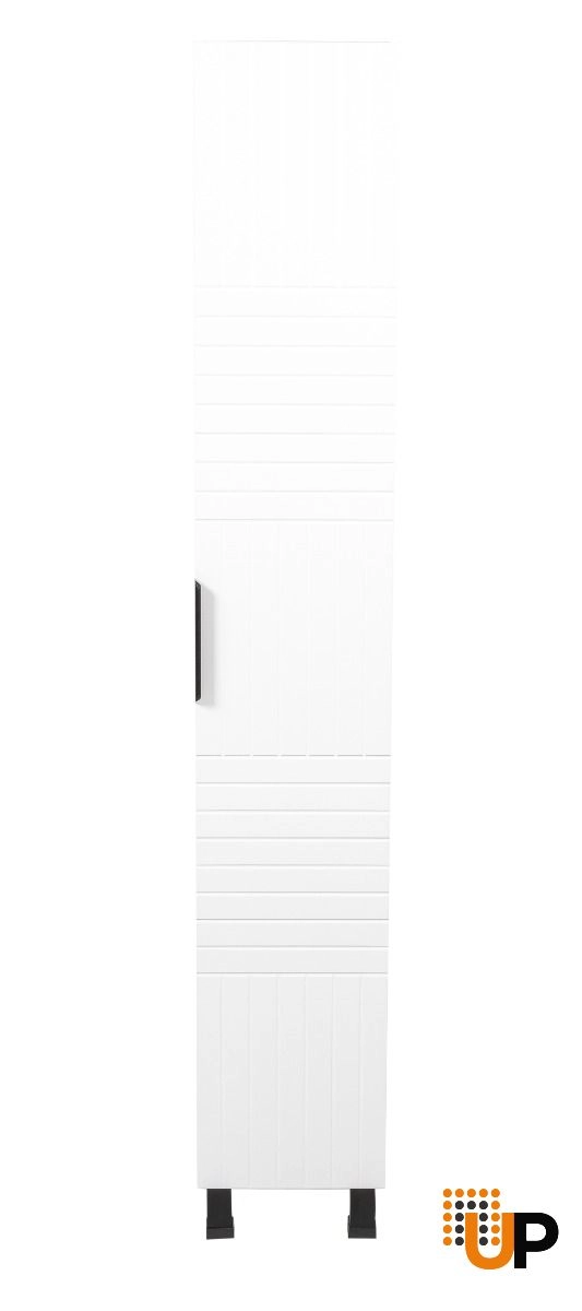 Side Vanity Cabinet Trevi Collection White Matte Color 12" photo#3