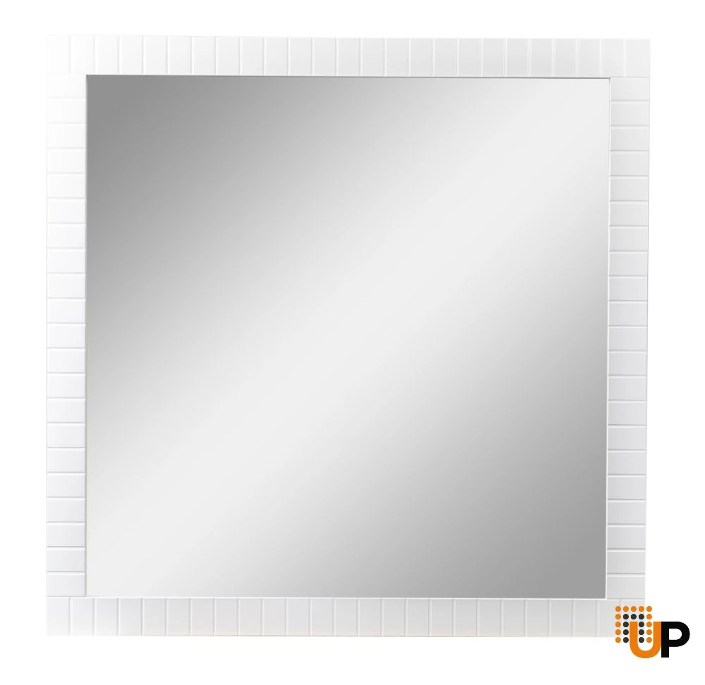 Mirror For Bath Vanity Trevi Collection White Matte 40" photo#2