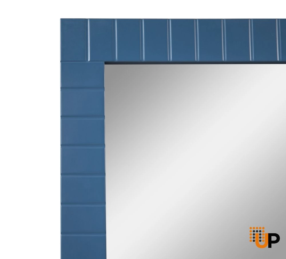 Mirror For Bath Vanity Trevi Collection Blue Matte - 28" photo#5