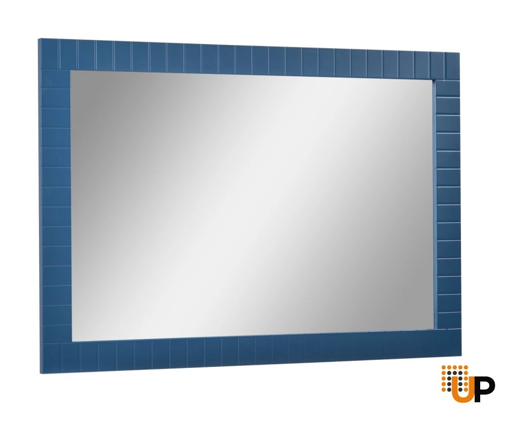 Mirror For Bath Vanity Trevi Collection Blue Matte - 28" photo#3
