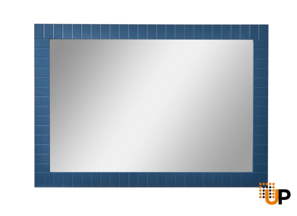 Mirror For Bath Vanity Trevi Collection Blue Matte - 28" photo#4