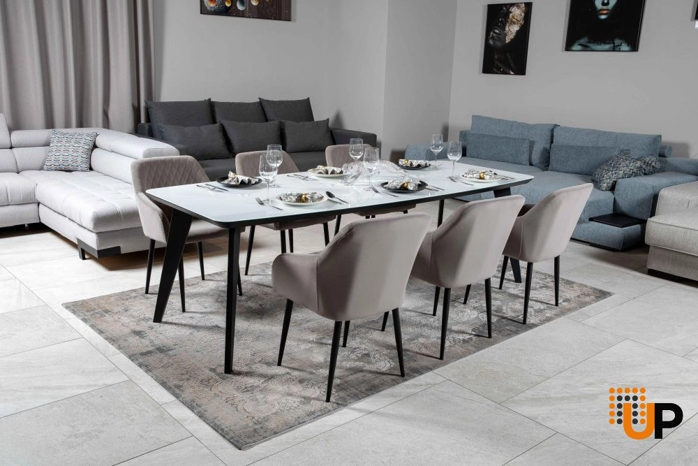 Dining Table PALERMO 102x47x29 Laminam Naturali Noir Desir photo#3