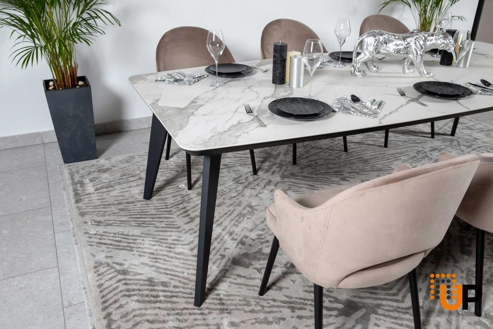 Dining Table PALERMO 102x47x29 Laminam Naturali Noir Desir photo#4