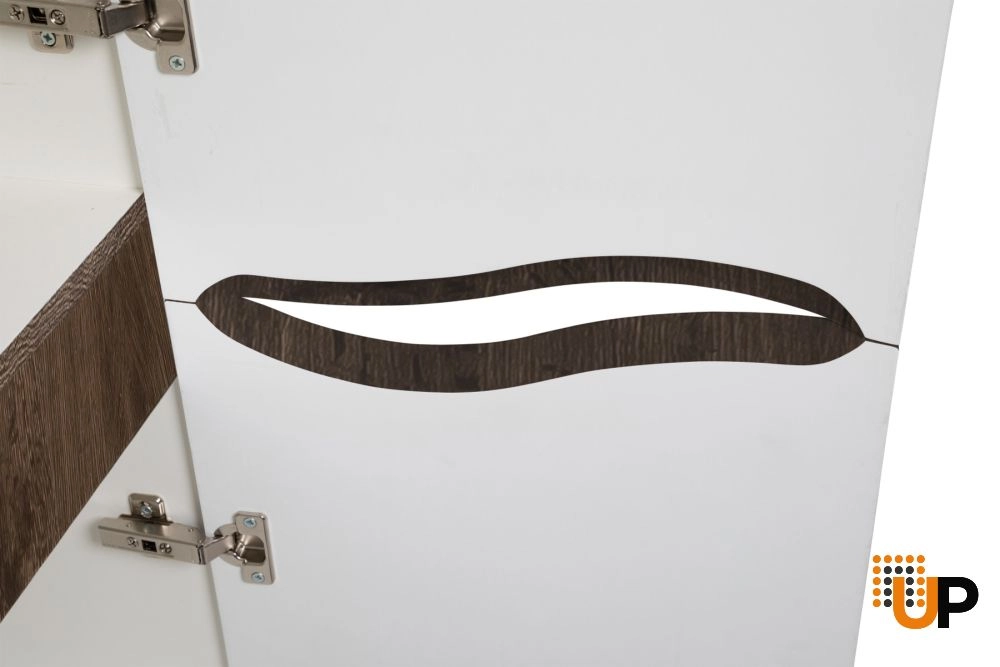 Side Vanity Cabinet Wave Collection Rosewood 16" photo#7