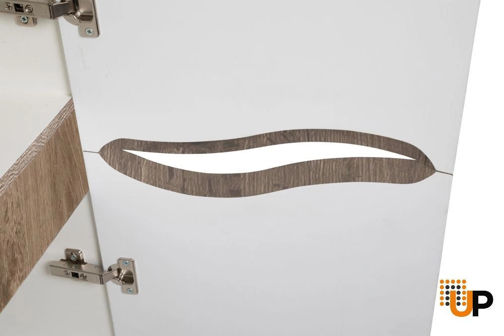 Side Vanity Cabinet Wave Collection Rosewood 16" photo#6