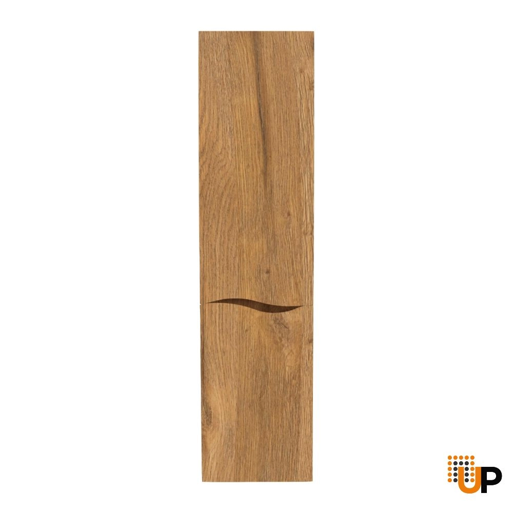 Side Vanity Cabinet Wave Collection Teak Natural 16" photo#5