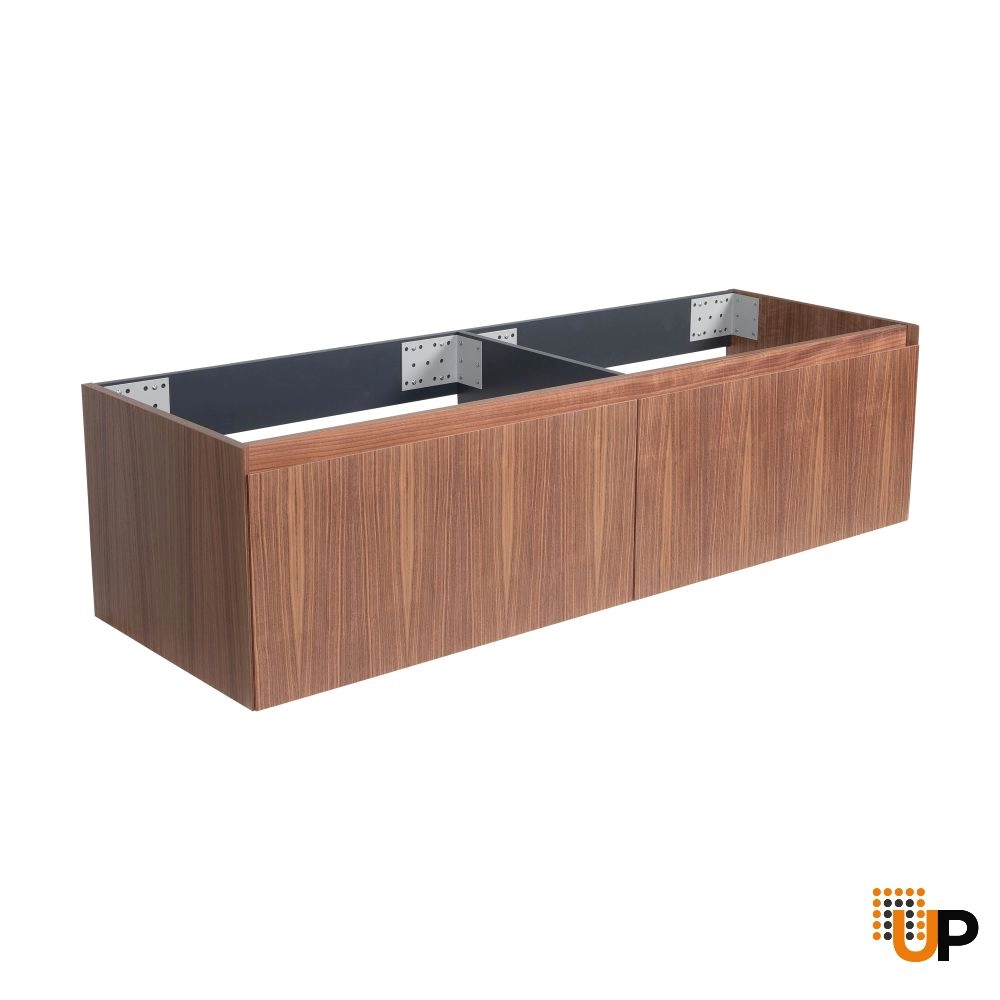 Vanity Premium, Walnut, Wall Mount 72"  without sink  photo#3