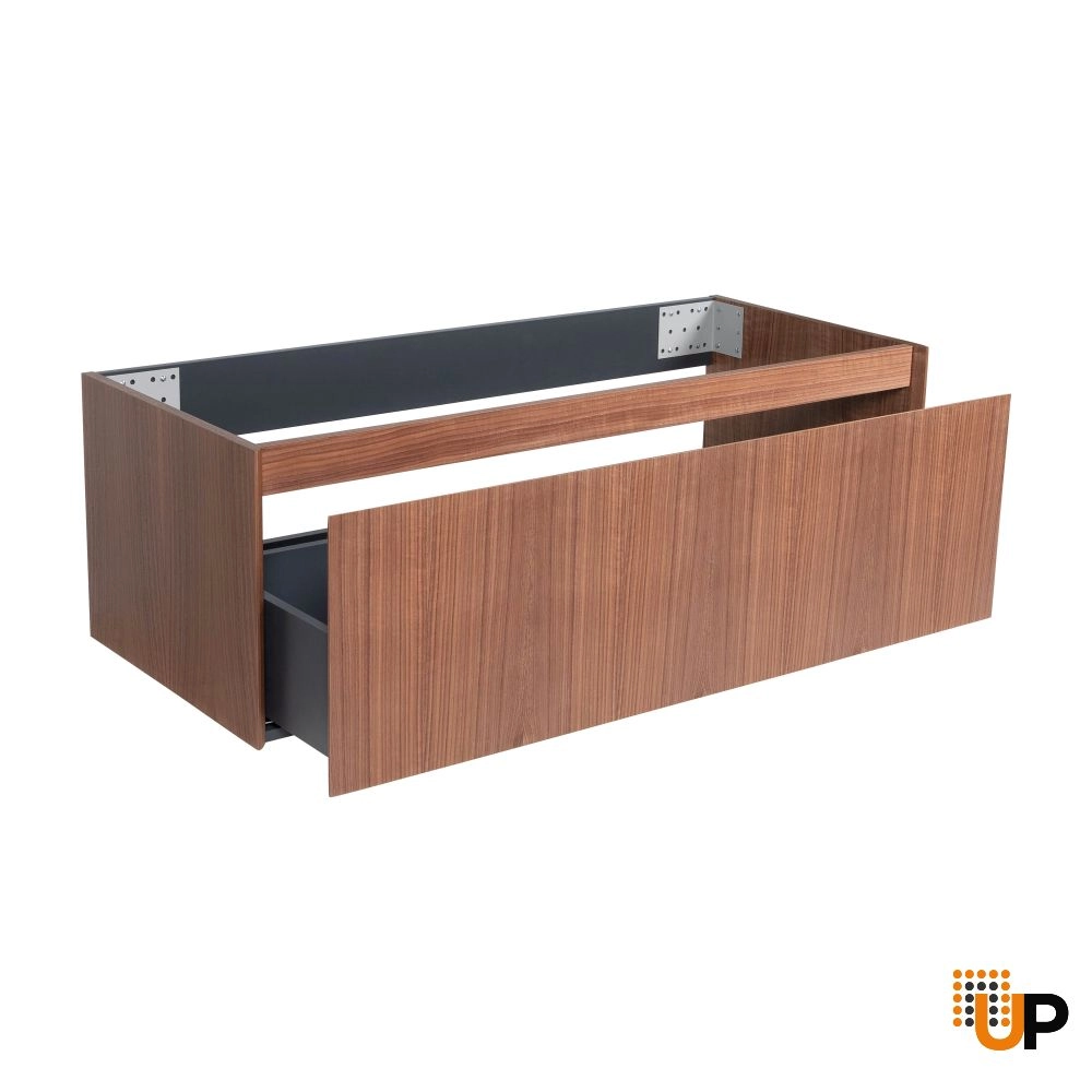 Vanity Premium, Walnut, Wall Mount 48"  without sink  photo#2
