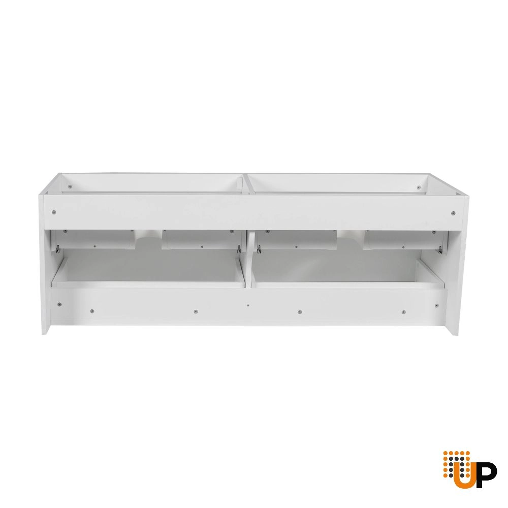 Vanity Leonardo, White Matte, Wall Mount 72"  without sink  photo#6