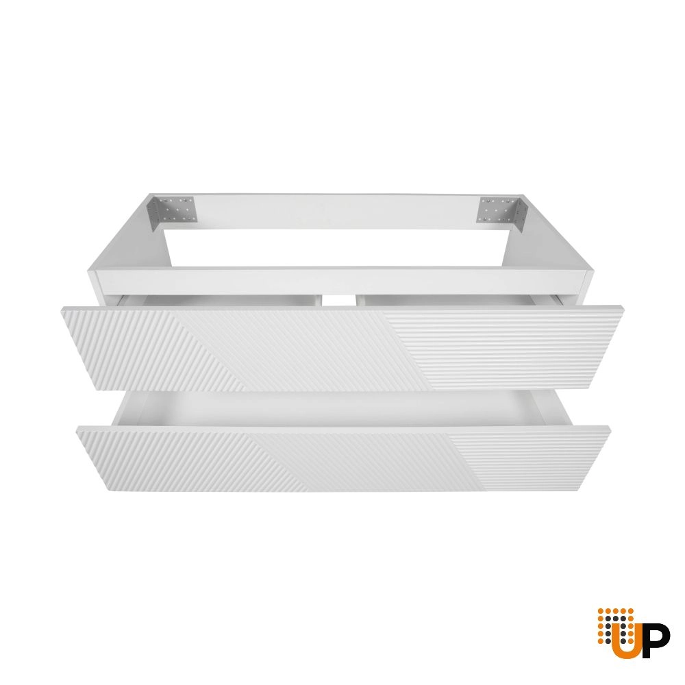 Vanity Leonardo, White Matte, Wall Mount 48"  without sink  photo#2