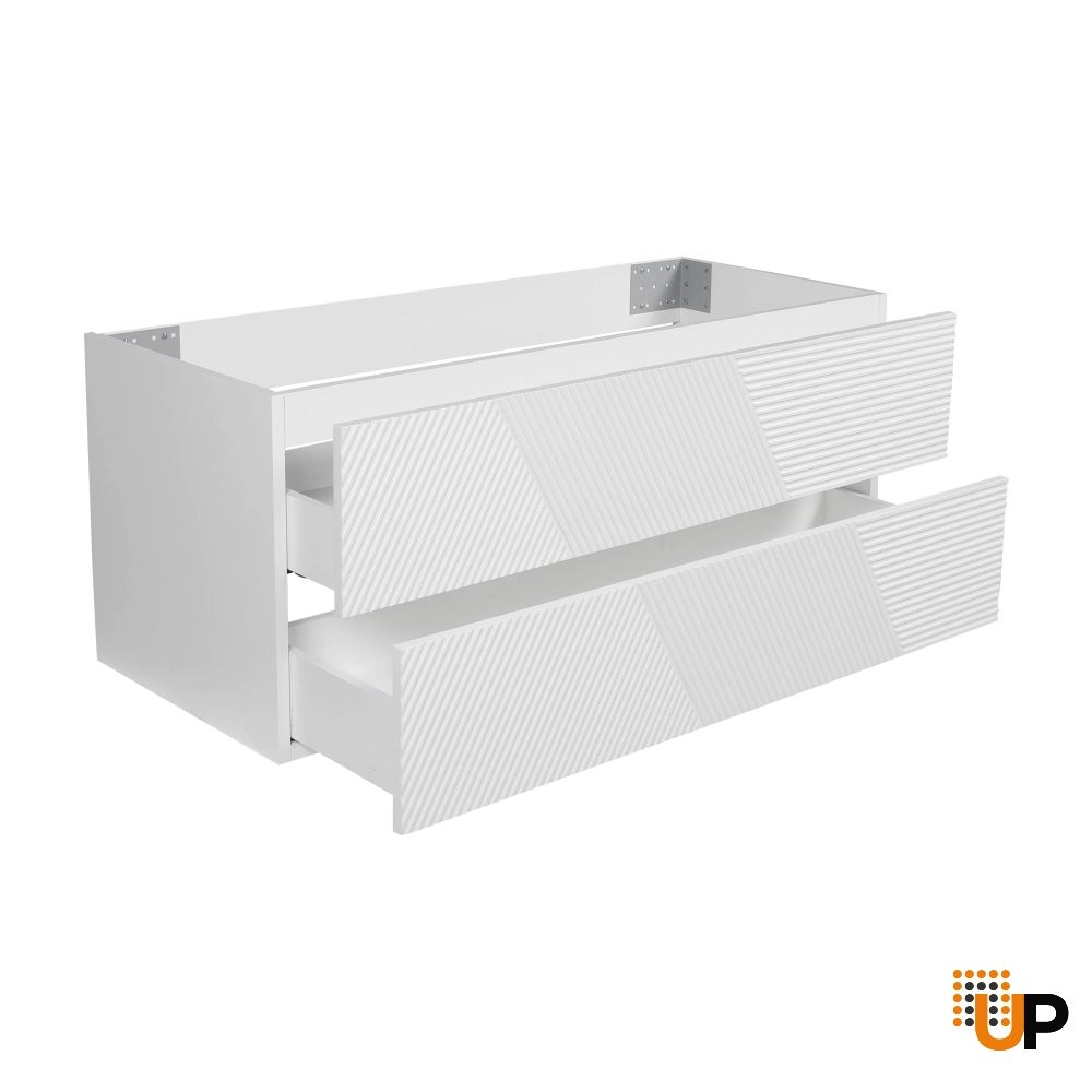 Vanity Leonardo, White Matte, Wall Mount 48"  without sink  photo#4