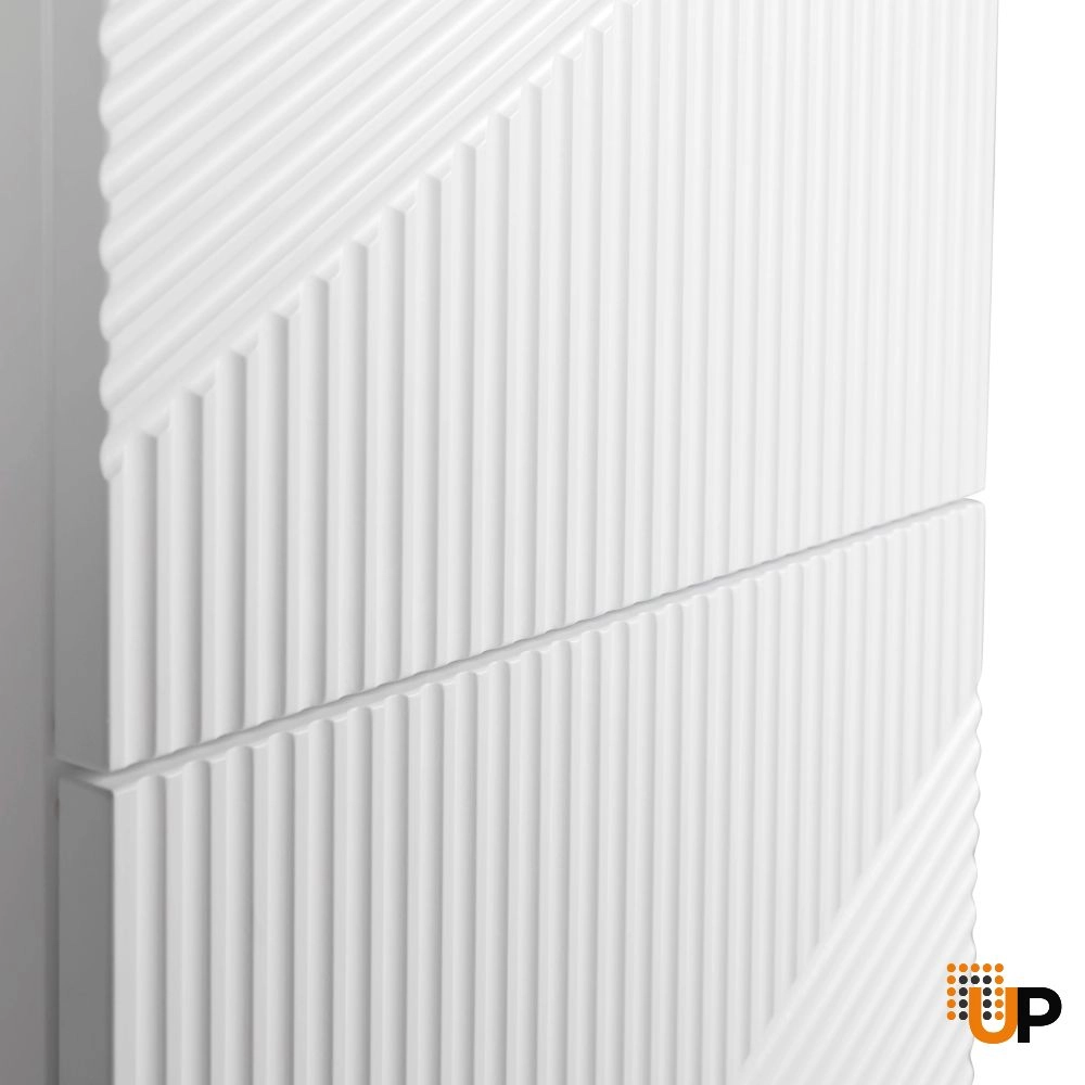 Side Vanity Cabinet LEONARDO, White Matt, 16" photo#6