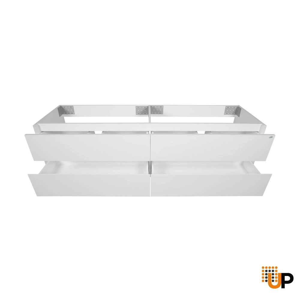 Vanity Donato, White Matte, Wall Mount 60" without sink  photo#2