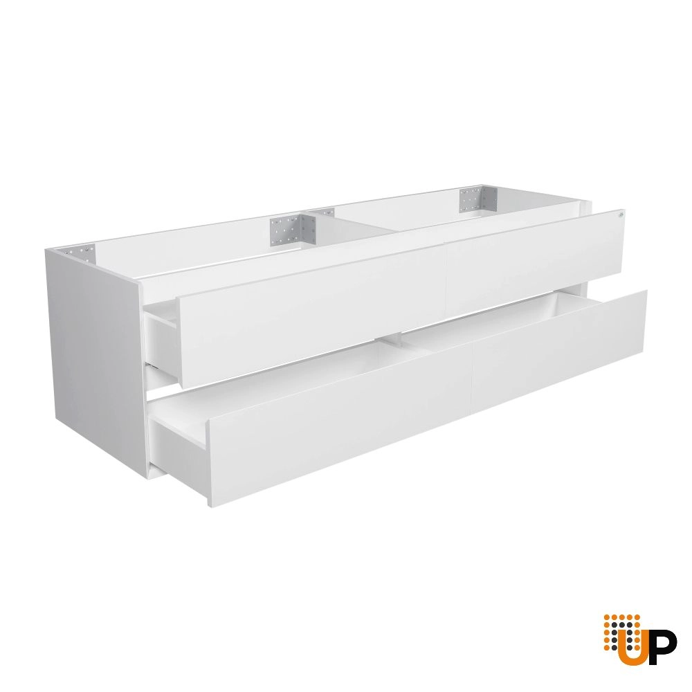 Vanity Donato, White Matte, Wall Mount 60" without sink  photo#3