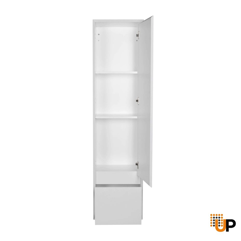 Side Vanity Cabinet DONATO, White Matt, 16" photo#3