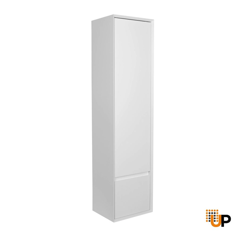 Side Vanity Cabinet DONATO, White Matt, 16" photo#2